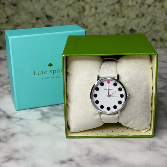 🆕 NWOB Kate Spade White Genuine Leather Watch - Picture 3 of 7